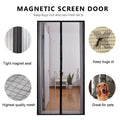 Magnetic Mosquito Net Door Screen 80x210cm White