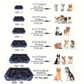 Blue Pet Dog Bed Sofa Mat for Cats & Dogs - M