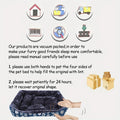 Blue Pet Dog Bed Sofa Mat for Cats & Dogs - M