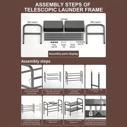 Expandable Under Sink Organizer Set 8 Panel