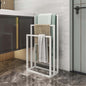 3 Tier Metal Freestanding Towel Rack Rail Holder Drying Stand