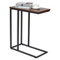 C-Shaped Sofa Side End Table Metal Frame Laptop Tray - All Family