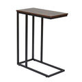 C-Shaped Sofa Side End Table Metal Frame Laptop Tray - All Family