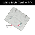 Adjustable Foldable Laptop Table Tray Steel MDF