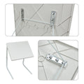 Adjustable Foldable Laptop Table Tray Steel MDF
