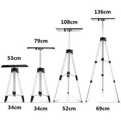 Adjustable Aluminium Laptop Projector Tripod Stand 52-140cm