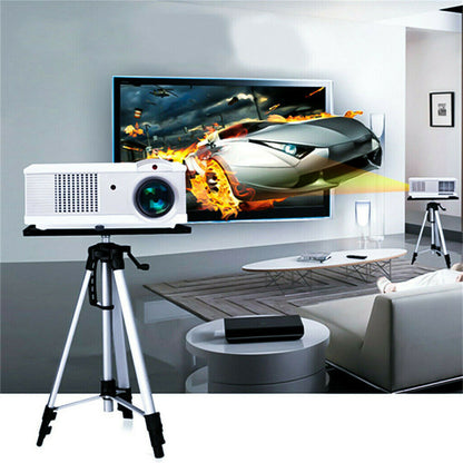 Adjustable Aluminium Laptop Projector Tripod Stand 52-140cm