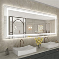 1400x700mm LED Bathroom Mirror Anti-fog Illuminated