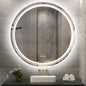 60cm LED Bathroom Mirror Anti-fog Circle Backlit HD