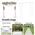 Stereoscopic Metal Garden Arch Arbor Wedding Pergola Trellis