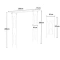 Stereoscopic Metal Garden Arch Arbor Wedding Pergola Trellis