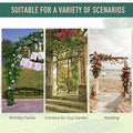 Stereoscopic Metal Garden Arch Arbor Wedding Pergola Trellis