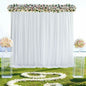 3x6m White Stage Curtain Backdrop