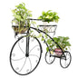 3-Tier Iron Bicycle Plant Stand Rack Tricycle Planter