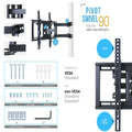Articulating TV Wall Mount Bracket 32-56 Corner Rack Holder