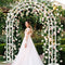 Metal Wedding Arch Garden Arbor Floral Stand Indoor/Outdoor