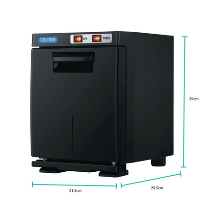 5L Mini UV Sterilizer Cabinet Electric Towel Warmer Black