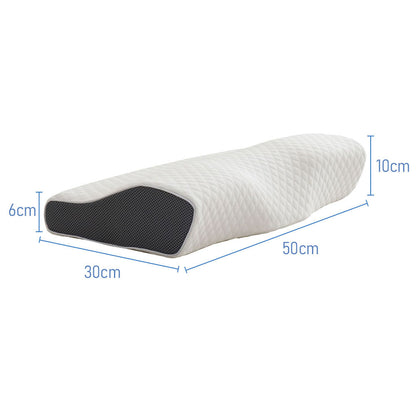 Cervical Memory Foam Pillow Butterfly Shape Standard Anti Snore