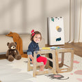 Wooden Toddler Step Stool Learning Tower Kitchen Safety