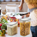 28-Piece Airtight Pantry Storage Containers with Lids for Kitchen Dry Food