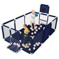 Baby Playpen Safety Gate Dark Blue