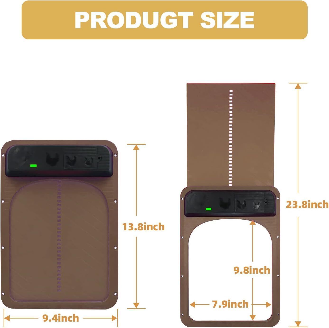 Automatic Chicken Coop Door Opener Solar Timer Sensor LCD AU