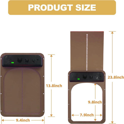 Automatic Chicken Coop Door Opener Solar Timer Sensor LCD AU