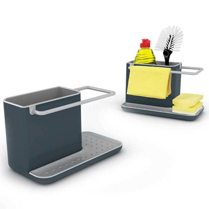 21cm Kitchen Sink Caddy Suction Sponge Soap Holder Organizer 13cm
