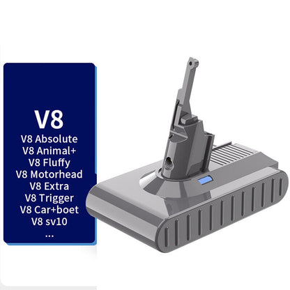 8000mAh Sony Cell Battery for Dyson V8 SV10 Animal Absolute Vacuum