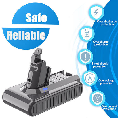 9500mAh Battery for Dyson V6 SV03 SV04 DC58 DC61 DC62