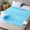 King Single Bamboo Memory Foam Mattress Topper 7-Zone 8cm