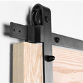 Sliding Barn Door Kit Heavy Duty Rust Resistant Single 2.44M