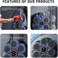 Wall Mount Boxing Machine Bluetooth Black Punch Pad + Gloves