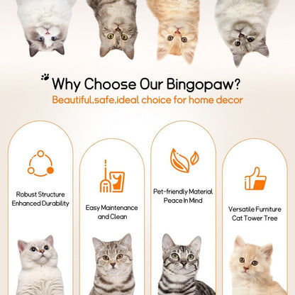 3 Tier Cat Tree Activity Centre Scratcher Post Climber