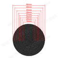 100pcs 46mm Clear Plastic Coin Holder Capsules Storage Box