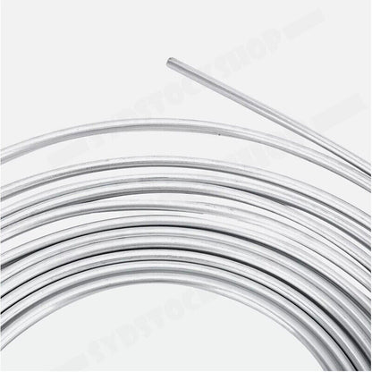 25Ft 3/16'' OD Steel Zinc Brake Line Tubing Kit 150MPa +32 Fittings