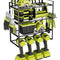 4-Layer Heavy Duty Drill Holder Wall Mount Tool Rack Organizer,