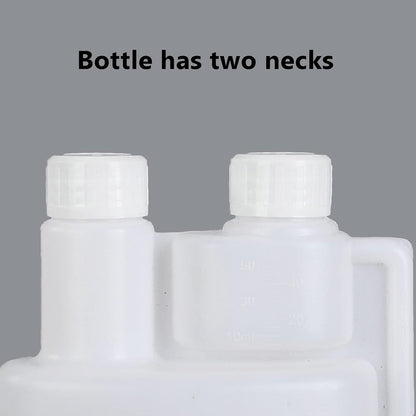 1000ml Plastic Twin Chamber Bottle 10Pcs Tamper Evident Cap