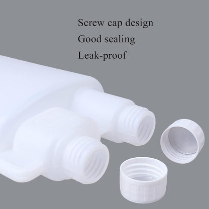 1000ml Plastic Twin Chamber Bottle 10Pcs Tamper Evident Cap