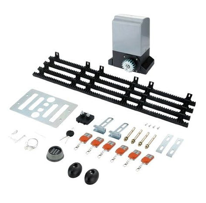 Electric Sliding Gate Opener 550W 0.74HP 4m Kit 2000KG w/ Remote & APP