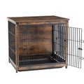 Medium Wooden Dog Crate Kennel 80.5x59x70cm End Table Nightstand