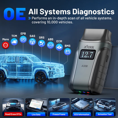 2025 A30M Bluetooth Diagnostic Scanner Global Version