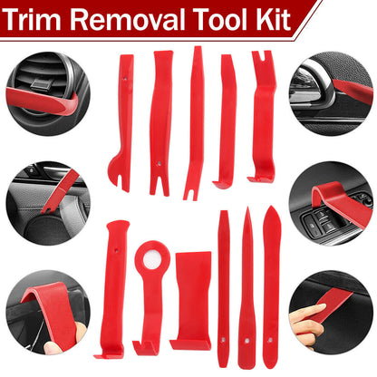 65pcs Car Trim Removal Tool Set Pry Bar Dash Kit
