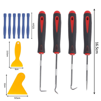65pcs Car Trim Removal Tool Set Pry Bar Dash Kit