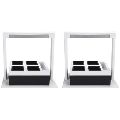 2 x Herb Lamp LED 4 Pot Grower 37 x 22 x 36cm