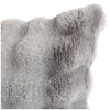 Luxe faux fur cushion 55 x 55cm grey