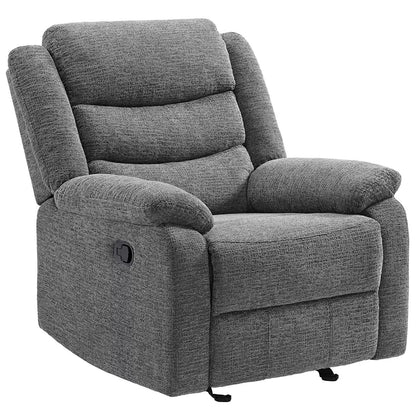 Fabric glider recliner