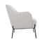Hugo upholstered armchair ivory