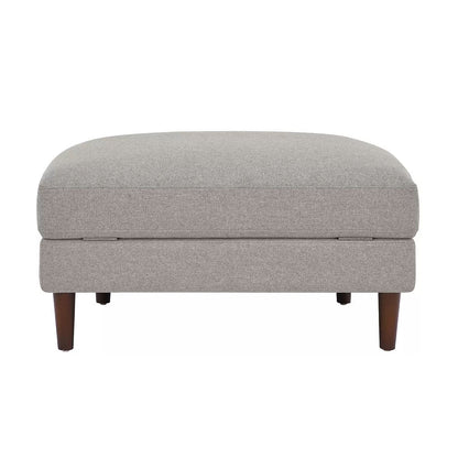 Accent Chair with Storage Ottoman