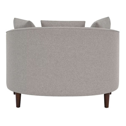 Accent Chair with Storage Ottoman